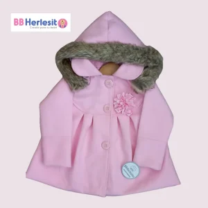 abrigo para niña color rosado - BBHERLESITO