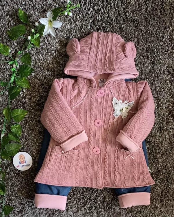conjunto trenzado niña mariposa - BBHERLESITO