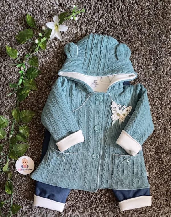 conjunto trenzado niña mariposa - BBHERLESITO